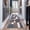 Blue, variant on World Rug Gallery Avora Modern Boxes Design Non-Slip Gray 20" x 30" Door Mat