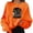 Orange, variant on Halloween Sweatshirts For Women Crewneck Loose Spooky Season Cozy Sweaters Ghost Print Long Sleeve Pullover Tops Winter Outfits Clothes Orange M