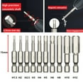 thumbnail image 5 of 10pcs Drill Bit Hex Head Wrench Screwdriver Impact Driver 1/4 inch Shank 75mm, 5 of 9