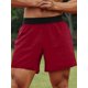 thumbnail image 5 of Pantalones cortos deportivos para hombre Pantalones cortos deportivos para hombre, cintura elástica, bolsillo para toalla, lazo para correr, baloncesto, gimnasio, atlético, ajuste holgado, pantalones Irfora Pantalones cortos deportivos para hombre, 5 of 7