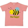 thumbnail image 3 of Inktastic Bee Happy Boys or Girls Toddler T-Shirt, 3 of 5