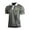Gray, variant on Yiaimeir Men's Three Button Printed Lapel Short Sleeve T-Shirt Top Streetwear,Size M-3XL