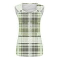 thumbnail image 5 of WRKEKC Womens Cami Tank Tops Plaid Print Single Strap V Neck Sleeveless Tank Top for Daily Styling Casual Outings and Summer Looks, 5 of 5