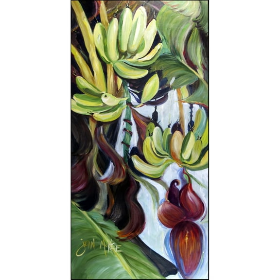 Carolines Treasures Bananas Too Floor Runner, 58hx28w, Multicolor