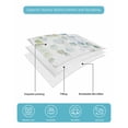thumbnail image 5 of Blue Green Eucalyptus Queen Size Down Alternative Comforter, Lightweight Comforter Quilt Bedding Set with Pillow Shams Sage Gradient Leaves Butterfly All Seasons Bed Comforter Duvet Insert 90"x96", 5 of 7