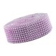 thumbnail image 4 of 1 rollo de cinta de diamantes de imitación acrílicos de 8 filas y 10 yardas para bodas y cumpleaños Rosado, 4 of 5
