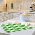 thumbnail image 6 of GZHJMY Lucky Clover Dish Drying Mat for Kitchen Counter,Super Quick Absorbent Composite Sponge Dish Drying Pad,Heat Resistant Non-Slip Rack Tableware Mat (18x24Inch)for Dishes Coffee Machine Dish Ra, 6 of 7