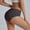 Black, variant on High Waist Leakproof Panties with Liner for Comfort and Everyday Wear in - Women's Underwear Category
