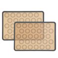 thumbnail image 1 of Amdohai 2Pcs Non-Stick Silicone Macaron Baking Mat Oven Pastry Dessert, 1 of 7