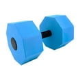 thumbnail image 2 of Rbaofujie Water Dumbbells For Pool Exercise Dumbbell Aerobic Sports Spa Soft Foam Barbell Light Swimming Equipment Supplies Blue, 2 of 5