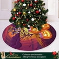 thumbnail image 6 of FMSHPON Halloween Pumpkin Xmas Christmas Tree Skirt Stand Mat for Holiday Party Decoration Indoor Outdoor 48 inches, 6 of 6