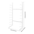 thumbnail image 2 of White Wall Mount Blueprint Storage Rack, 9-Tier Blueprint Holder for Construction Plan, Hanging Vinyl Roll Holder, Poster Display Rack, Vertical Art Print Display Rack, 2 of 25