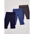 thumbnail image 4 of Hudson Baby Pantalones Y Leggings Unisex De Algodón Para Bebé, Rayas Carbón, 18-24 Meses, 4 of 5