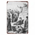 thumbnail image 3 of Letrero de hojalata vintage de Jesús es mi Salvador, póster retro de Jesús, impresiones de arte de pared cristiano, decoración del hogar, club, decoración de la iglesia, regalo, 3 of 5