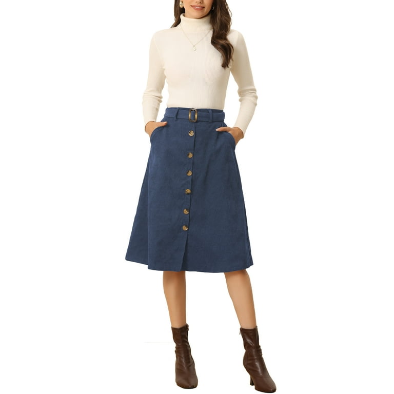 Walmart Women's Corduroy Skirt Xl Time And Tru Women's