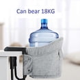 thumbnail image 3 of Trona portátil para bebé, silla de alimentación plegable, con gancho, cinturón de seguridad, silla de comedor, asiento elevador para bebé, silla de alimentación, azul, 3 of 5