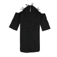 thumbnail image 2 of Vestido con hombros descubiertos bar III con apliques de encaje para mujer negro grande, 2 of 2