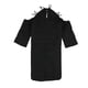 thumbnail image 2 of Vestido con hombros descubiertos bar III con apliques de encaje para mujer negro grande, 2 of 2