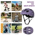 thumbnail image 6 of XJD Kids Bike Helmet Toddler Helmet Age 1-8 years old, Adjustable Skateboard Helmet for Boys Girls Lightweight Kids Helmet, Purple S, 6 of 9