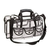 YTYS Professional Clear PVC Makeup Kits Organizer Make up Set Bag MUA Bag Carry All Makeup Artist Bag Transparent Vinyl Travel Cosmetic Set Bag