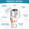 thumbnail image 2 of Yayeee 40oz Stainless Steel Tumbler with Straw and Handle Double-Wall Insulated Travel Water Bottle, Halloween Pumpkin, 2 of 8