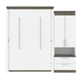 thumbnail image 3 of Atlin Designs 95" Queen Murphy Bed with Storage Cabinet in White, 3 of 13
