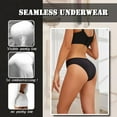 thumbnail image 4 of Seamless Underwear for Women No Show Panties Invisibles Briefs Soft Stretch Bikini Underwears 6 Pack, 4 of 6