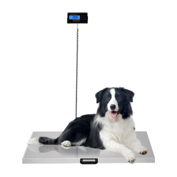 Digital Livestock Platform Scale with LCD Display for Cats, Dogs and Other Domestic Pets 40.7*20.8*1.8inch