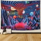 thumbnail image 3 of Mountain Planet Tornado Wave Tapiz Retro Ab Tela decorativa ER, 3 of 5