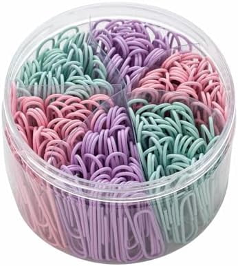 Macaron Colored Paper Clips,Pastel 2 Inches Jumbo Large,300pcs Big Cute Paper Clips for Office Supplies, Durable and Rustproof