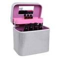 thumbnail image 1 of 126 Bottles Diamond Storage Box Shining Powder Design Diamond Embroidery Rhinestones Painting Accessory Jewelry Beads Small Parts Hand Bag Shockproof Zipper Design, 1 of 8