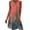 Orange, variant on IROINNID Shift Dress For Women Loose Printing Gradients leisure Time On Vacation Sleeveless Dress V-Neck Knee-Length Dress