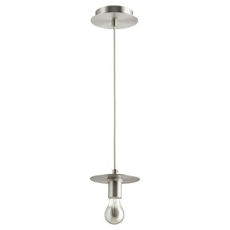 

1 Light Mini Pendant in Contemporary Style 5.88 inches Wide By 5.25 inches High-Satin Nickel Finish Bailey Street Home 183-Bel-4350532