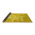 thumbnail image 2 of Ahgly Company Indoor Rectangle Abstract Yellow Contemporary Area Rugs, 2' x 3', 2 of 4