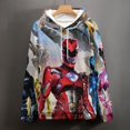 thumbnail image 4 of Power Rangers Unisex Adult Hoodie Casual Hooded Sweatshirt Pullover Novelty 3D Printed Sweater Jacket S, 4 of 8