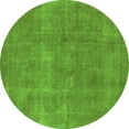 thumbnail image 1 of Ahgly Company Indoor Round Oriental Green Industrial Area Rugs, 8' Round, 1 of 4