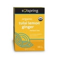thumbnail image 2 of Dr. Mercola Solspring Organic Tulsi Lemon Ginger Herbal Tea, 18 Tea Bags, Naturally Caffeine Free, USDA Organic, Organic Demeter Certified, 2 of 5