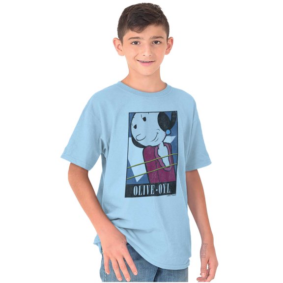 Popeye Olive Oyl Adorable Classic Girls Kids T Shirt Tees Teen Brisco Brands XS
