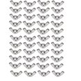 thumbnail image 1 of 50 X 304 Stainless Steel Wing Nut Set M6 (1/4 Inch) Wing Nut Hand Twist Fastener Hardware, 1 of 5