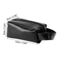 thumbnail image 3 of 1 Pc Bolsa de Maquillaje Compacta y Duradera para Mujeres para Vacaciones y Viajes de Negocios PU Negra, 3 of 3