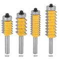 thumbnail image 3 of 8-Shank Stile Bit, 8 Shank Woodworking Cutter Rail Stile Router Bit Line Wave Type Wood Milling Knife , High Precision, 3 of 6