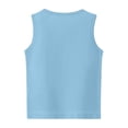thumbnail image 4 of Dwellite Boys Tank Tops Athletic Sleeveless Crewneck T-Shirts for Kids Undershirts 2-13 Years Light Blue 130, 4 of 7