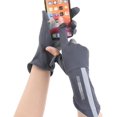thumbnail image 3 of HUGFEGWE Mens Women Driving Gloves Summer UV Sun Protection Gloves Non-Slip Touchscreen Ice-Silk Sunblock Gloves for Cycling Riding U2537-18735, 3 of 9