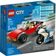 thumbnail image 3 of LEGO City Police Bike Car Chase 60392 Model Car Building Kit with Motorcycle Toy for 5 Year Olds, 3 of 8