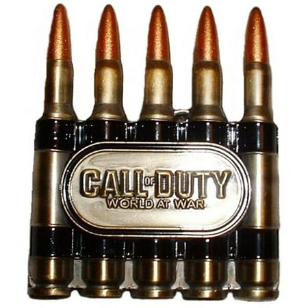 Call of Duty World At War Logo Metal/Enamel Belt Buckle