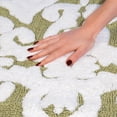 thumbnail image 6 of Chesapeake Iron Gate 2pc Green & White Scroll Bath Rug Set (20"x32" & 23"x39"), 6 of 6