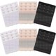 thumbnail image 1 of 6 Pieces Women's Soft Comfortable Extenders Bra Strap 4 Hook 3 Row, 1 of 5