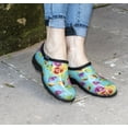 thumbnail image 4 of Sloggers Women's Rain & Garden Shoes - Turquoise Pansy, Style 5114TP, 4 of 7