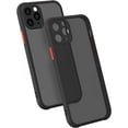 thumbnail image 2 of for iPhone 11 Pro Max Phone Case, Shockproof for iPhone 11 Pro Max Case, Military Grade Drop Protection, Protective Hard Back Slim Translucent Case for iPhone 11 Pro Max 6.5'', Frosted Black, 2 of 15