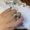 6 color, variant on Womens Pearl Rhinestone Ring Adjustable Geometric Inlaid